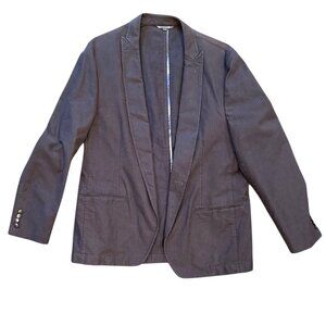 Kroon Chocolate Brown Faded Stripe Vintage Blazer